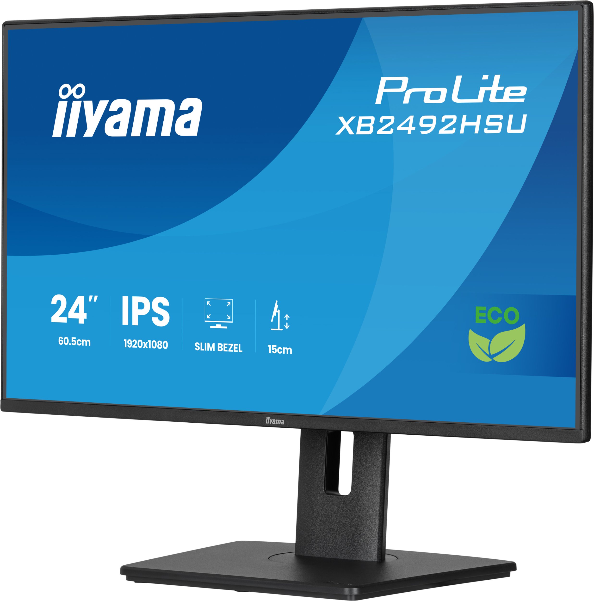 Monitor Iiyama ProLite XB2492HSU B1, 24", Full HD, i zi