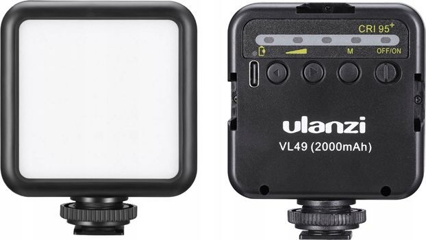 Dritë LED Ulanzi VL49, 49 diode, bateri 2000mAh, e zezë