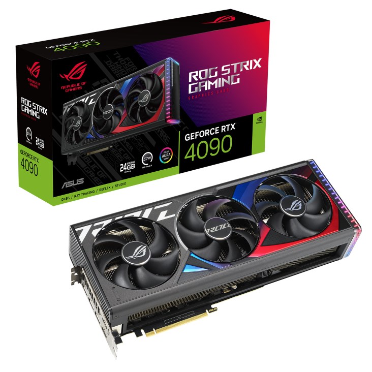 Kartë grafike ASUS ROG Gaming NVIDIA GeForce RTX 4090, 24 GB GDDR6X