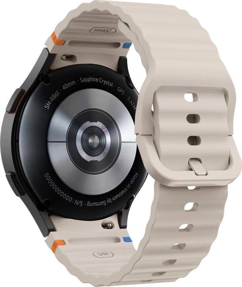 Rrip ore Tech-Protect Silicone Sport, për Samsung Galaxy Watch 4 5 5 Pro 6 7 FE, TPU, i zi