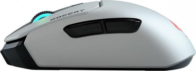 Гејминг глушец ROCCAT Kain 200 AIMO, безжичен, RGB, бел