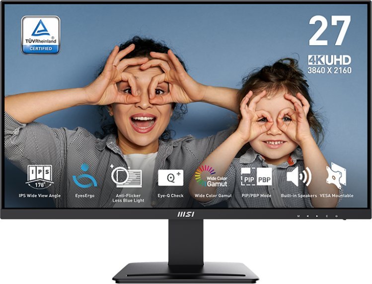 Monitor MSI PRO MP273U, 27", 4K, i zi