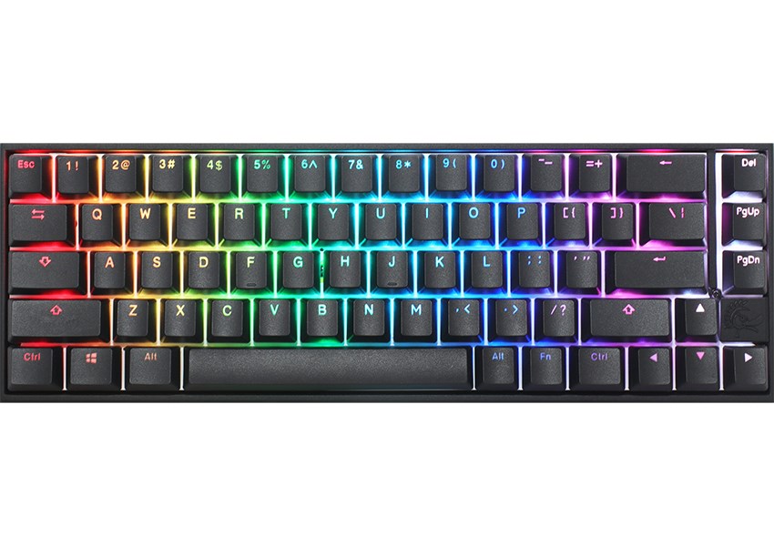 Tastierë Ducky Mecha Pro SF, Cherry MX Silent Red, RGB, e zezë