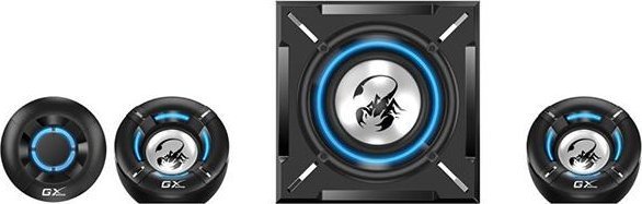 Altoparlantë Genius SW-G2.1 1000, 2.1, 26W, të zinj