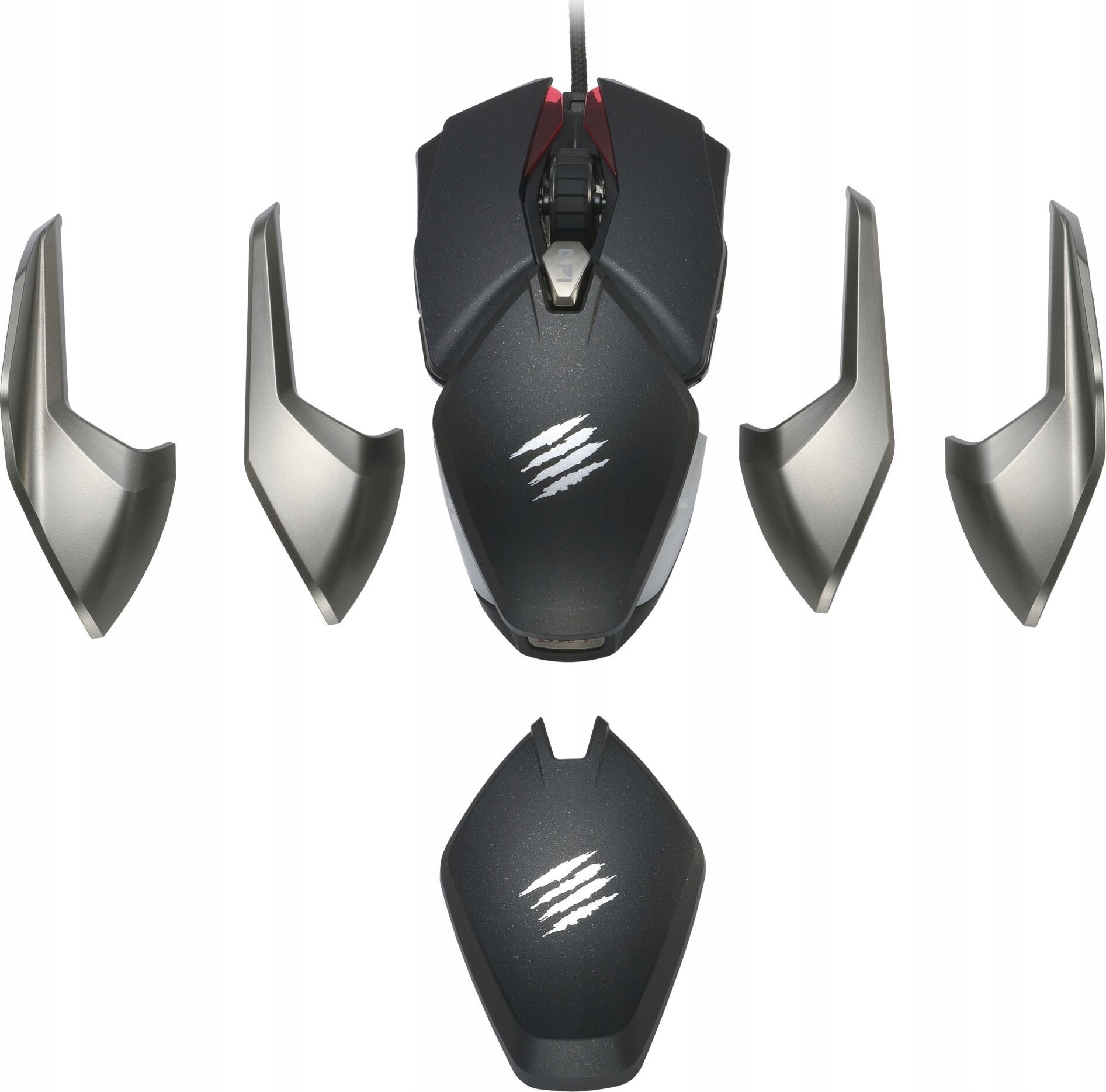 Maus gaming Mad Catz B.a.T. 6+, me kabllo, 16000 DPI, i zi