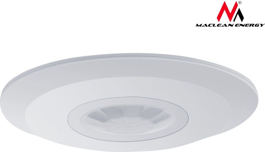 Sensor lëvizjeje (PIR) Maclean MCE85, 220–240 V AC, 360°, 6 m, IP20, i bardhë