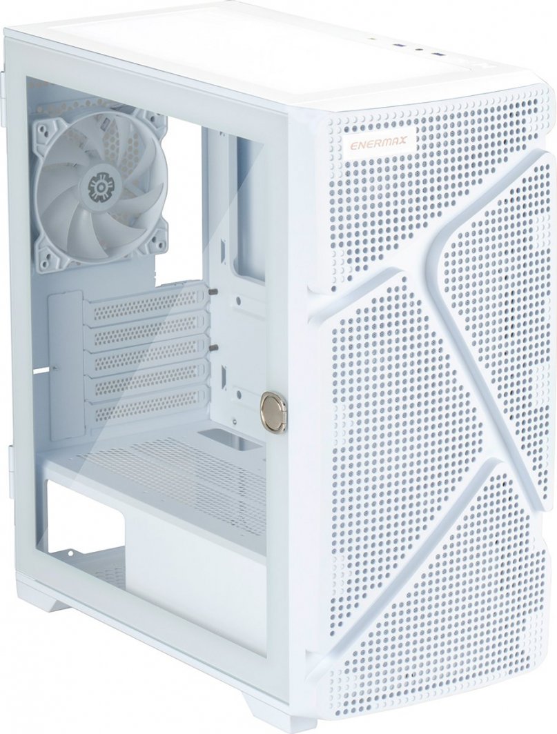 Kasë Enermax MarbleShell MS21 ARGB, e bardhë, Mini Tower