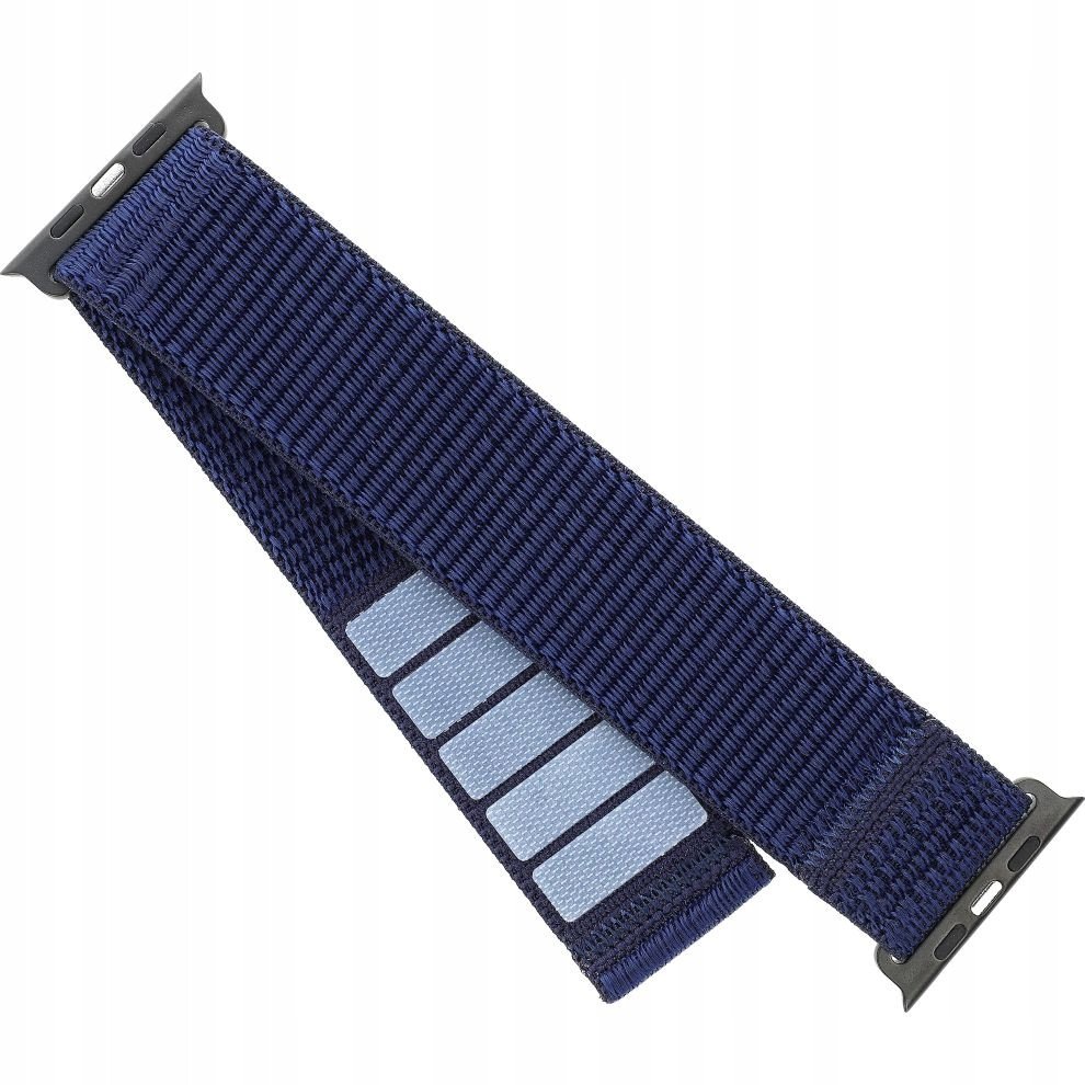 Rrip ore FIXED Nylon Strap për Apple Watch 38/40/41mm, najlon, mbyllje me velcro, blu e errët