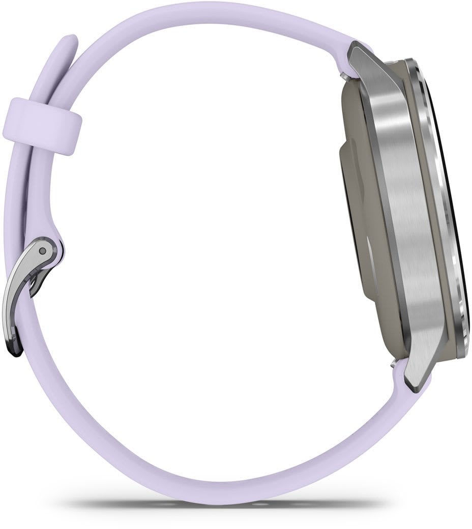 Ora inteligjente Garmin Venu 4, GPS, 12 ditë bateri, argjendtë