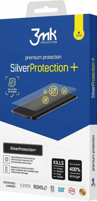 Fole mbrojtëse 3MK SilverProtect Plus për Poco M6 Pro 4G, antimikrobike, vetë riparuese, transparente