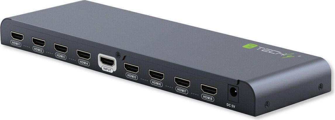 Splitter HDMI Techly 023998, 1x8, 4K, i zi