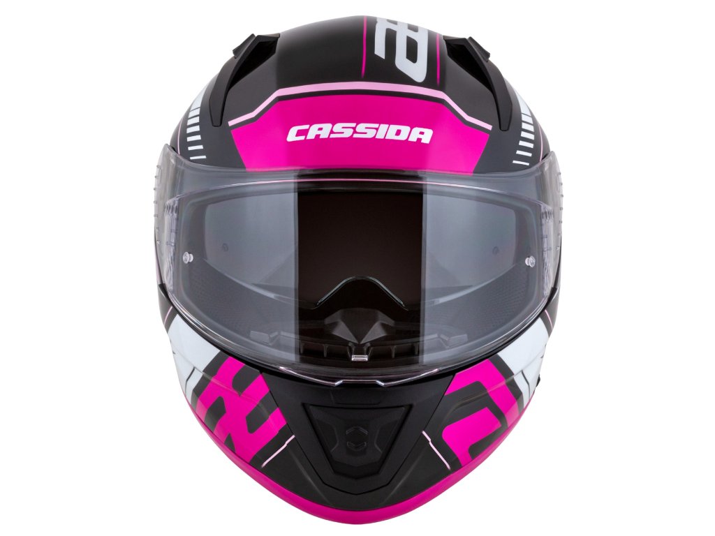 Helmetë moto Cassida Aero Drome 1870, full face, polikarbonat, e zezë