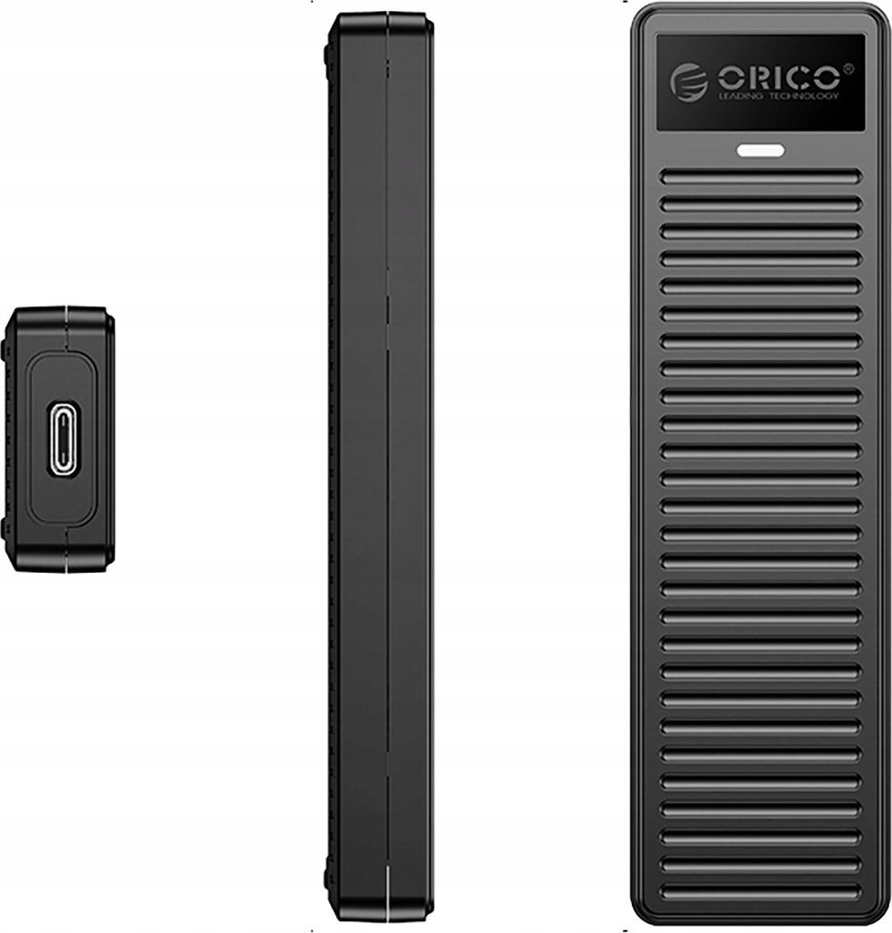 Kuti eksternale Orico DDM2 C3 për SSD M.2 NVMe, USB C 3.2, 10Gb/s, gri