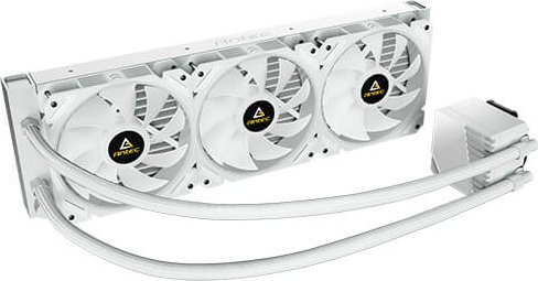 Ftohës ujor për procesor Antec Symphony 360 ARGB, radiator 360 mm, 3x 120mm, i bardhë