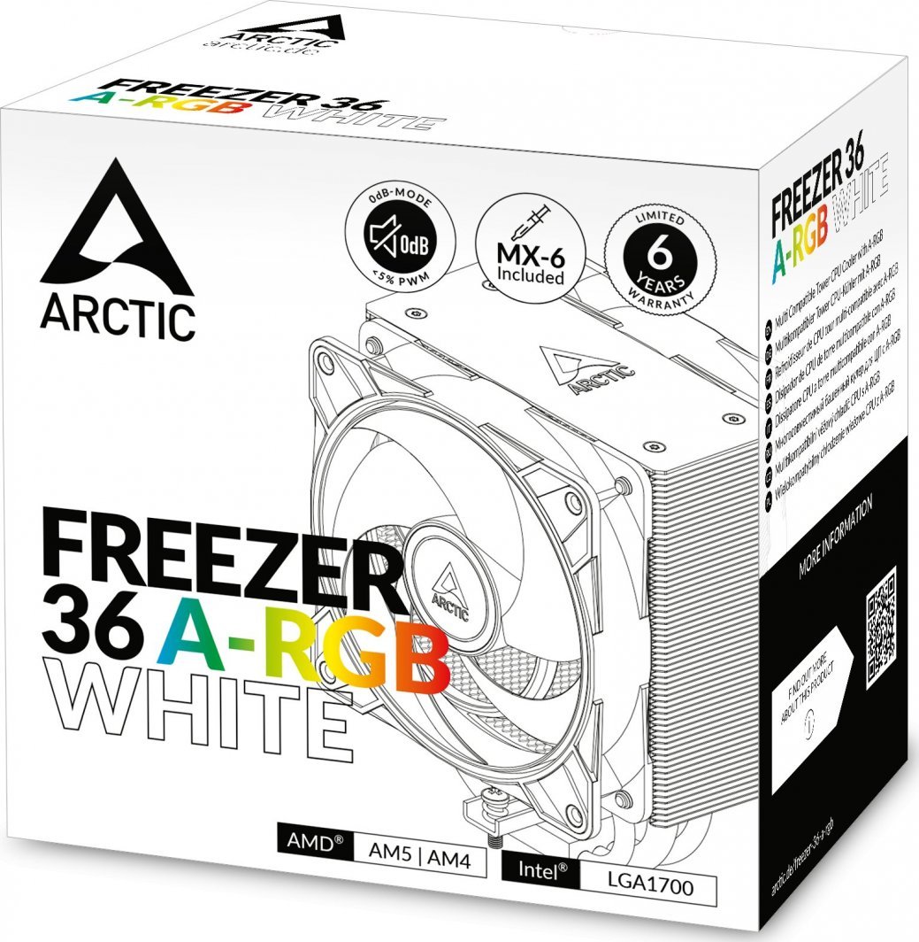 Ftohës Arctic Freezer 36 A-RGB White CPU (ACFRE00125A)