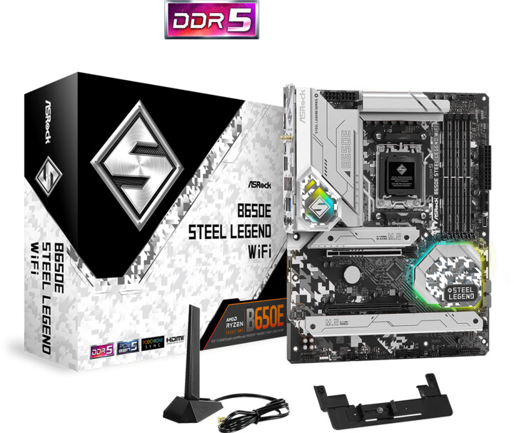 [OUTLET] Pllakë amë ASRock B650E Steel Legend WIFI - AMD B650