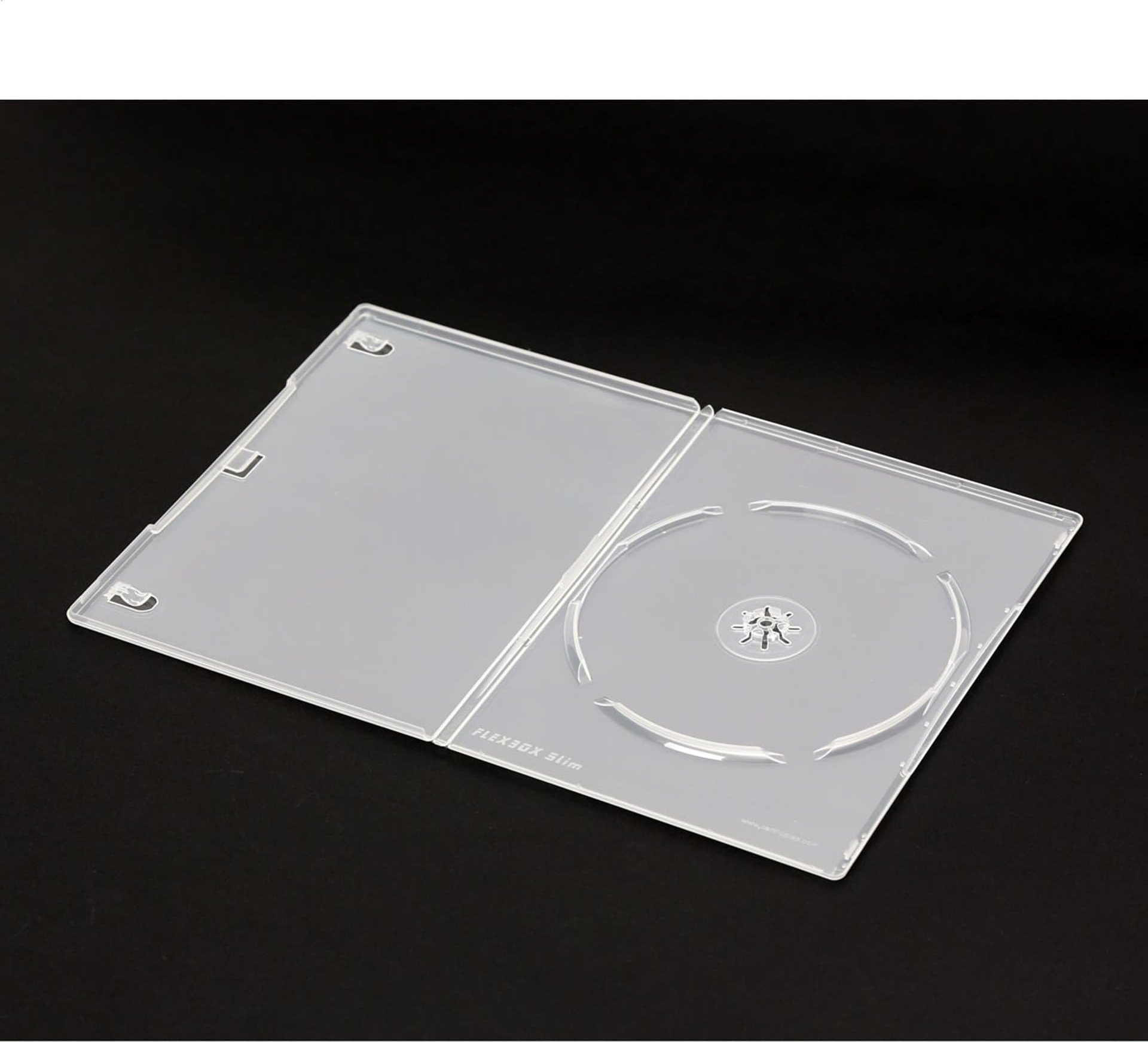 Kuti DVD Omega, plastike 7mm, transparente