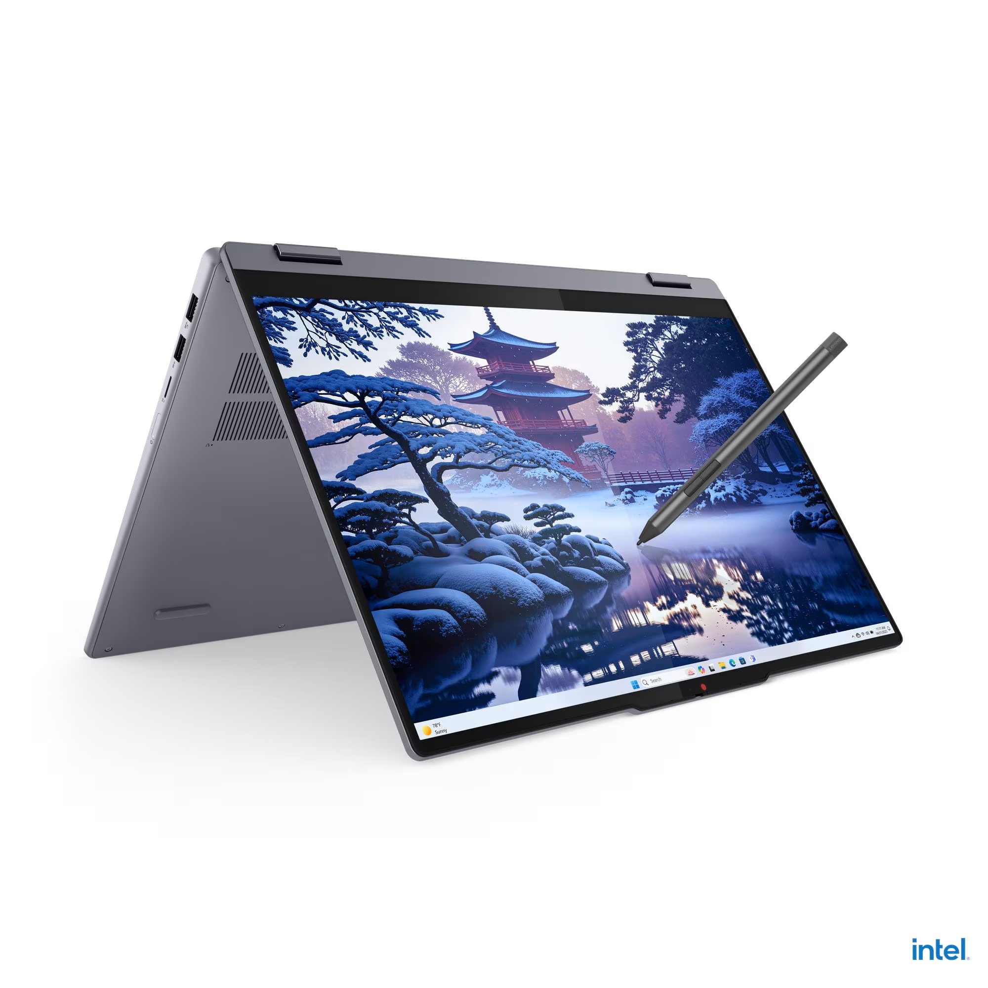 Laptop Lenovo IdeaPad 5 2-in-1 16IAL10, 16', 16GB RAM, 512GB SSD, Intel Arc 130T, i hirtë