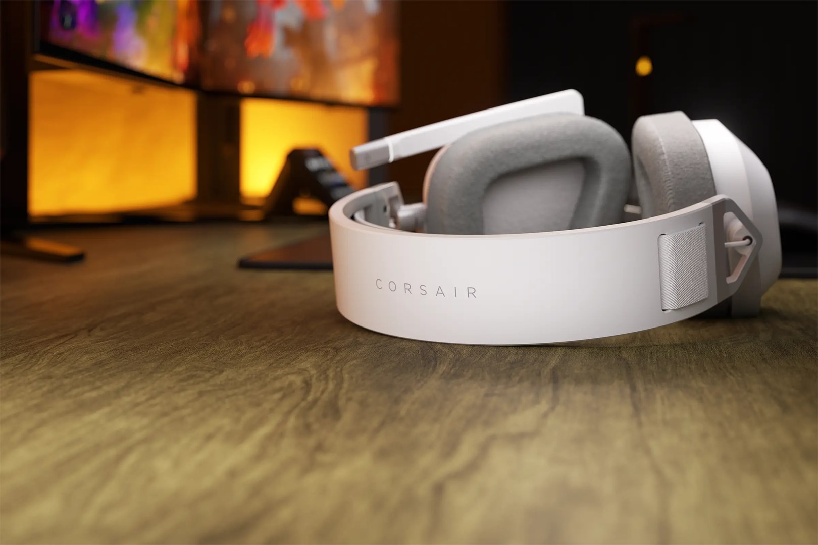 Kufje Corsair CA-9011296-EU, wireless, Bluetooth, të bardha