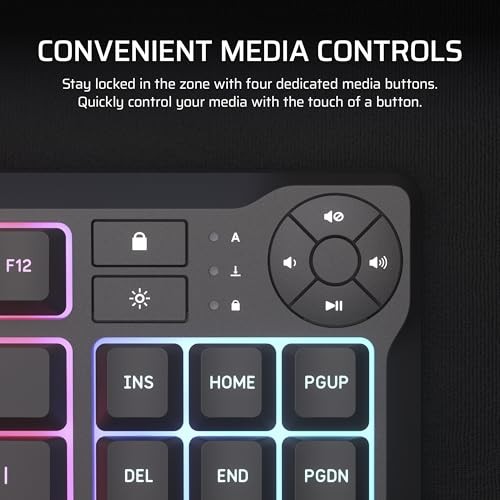 Tastierë gaming Corsair K55 TKL, RGB, pa numpad, e zezë