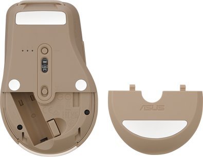 Maus pa tela ASUS SmartO MD200 Silent Plus, RF dhe Bluetooth, 4200 DPI, jeshile Green Tea Latte