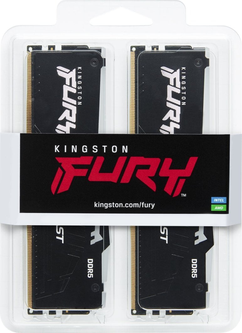 Memorie operative RAM Kingston Fury Beast RGB, DDR5, 32 GB, 6000MHz, CL36