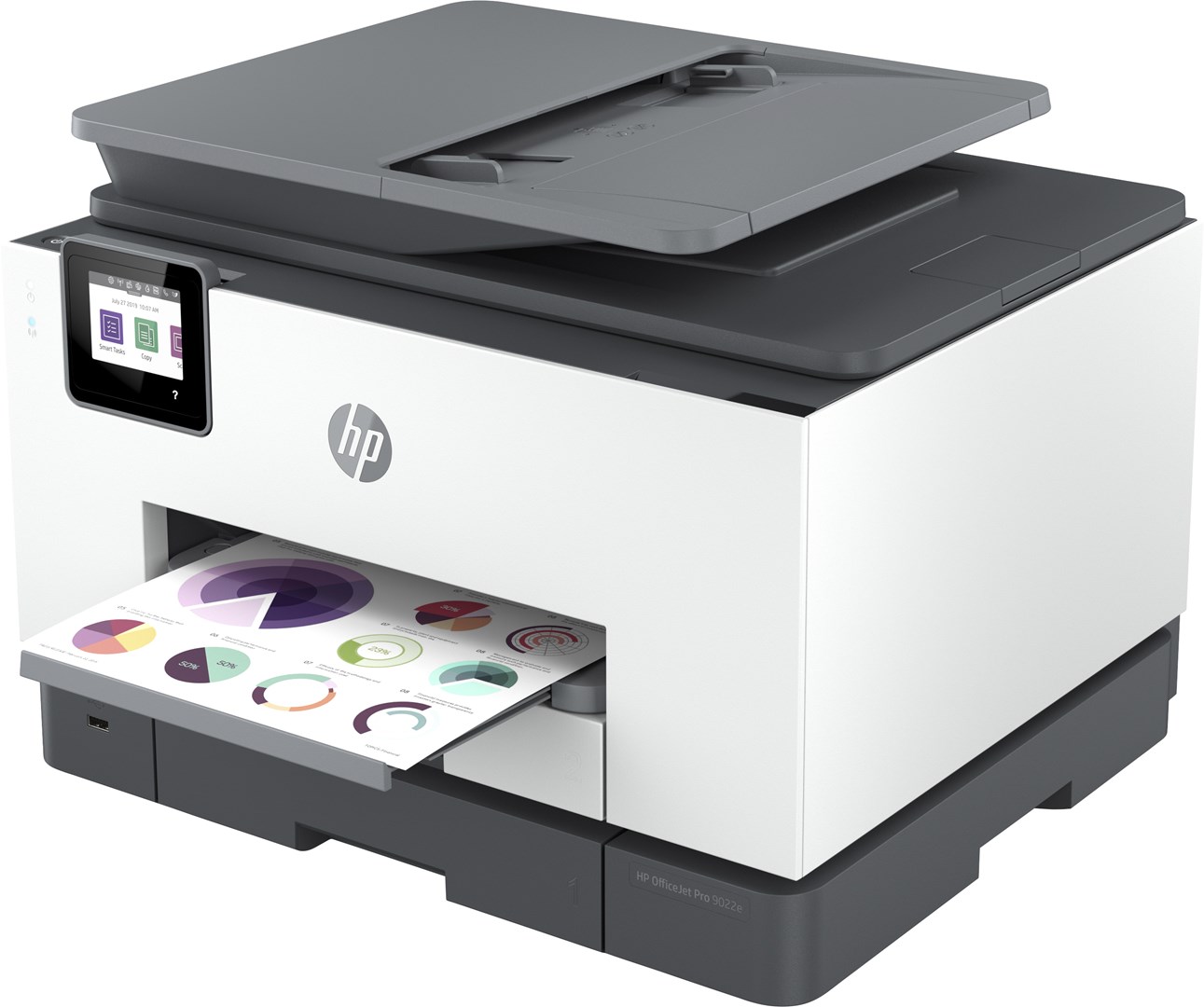 Printer multifunksional HP OfficeJet Pro 9022e, Inkjet termal, i bardhë