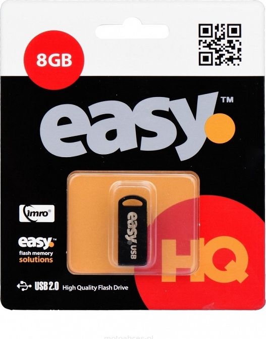 USB Imro Easy 8GB, 2.0, e zezë