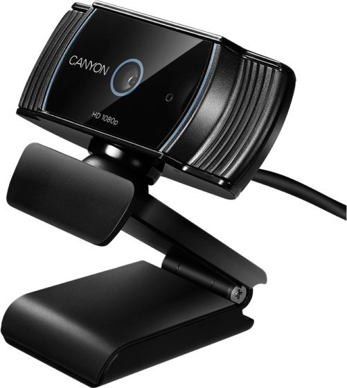 Webkamera Canyon C5, Full HD 1080p, USB, e zezë