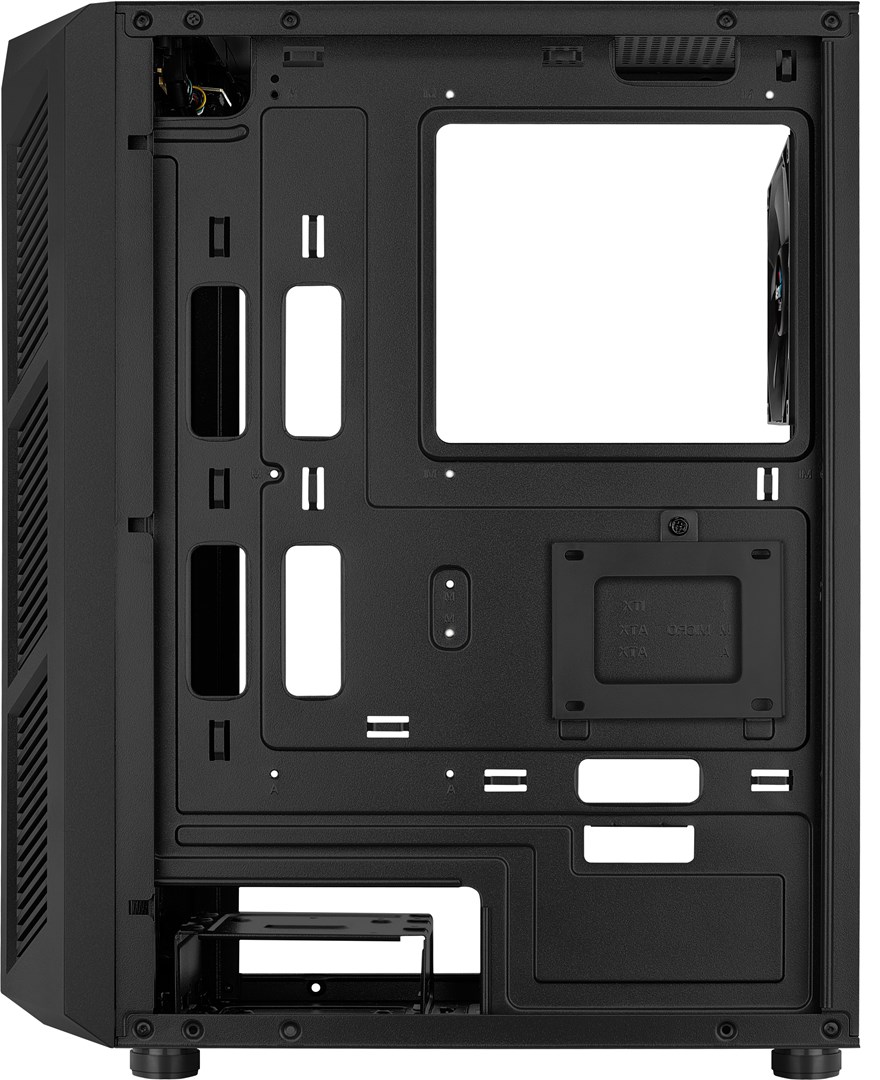 Kasa kompjuteri Aerocool Prime RGB ACCM-PV29013.11, xham i temperuar, me ndriçim RGB, e zezë