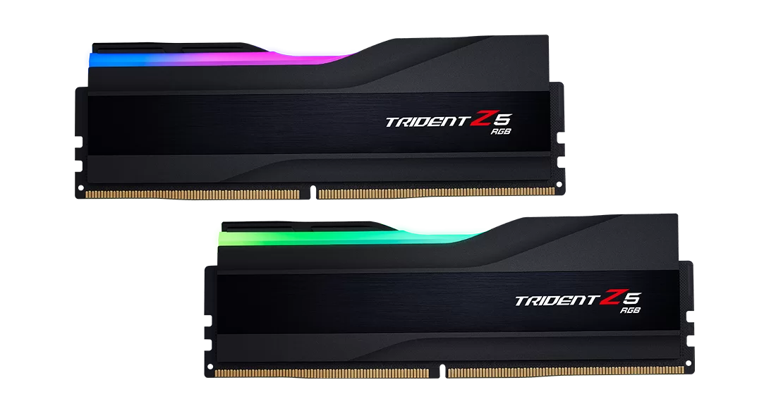 [OUTLET] Memorie G.Skill Trident Z5 RGB, DDR5, 32 GB (2×16 GB), 6000 MHz, CL36, F5-6000J3636F16GX2- TZ5RK