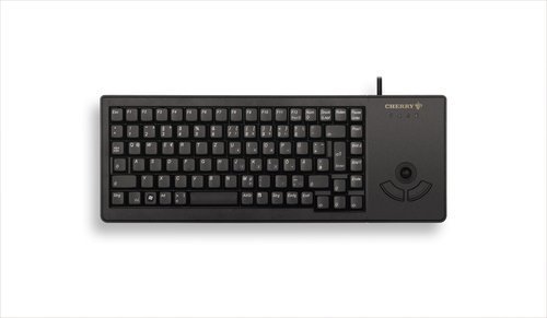 Tastierë CHERRY XS G84-5400, mekanike, USB, AZERTY frëngjisht, me trackball, e zezë