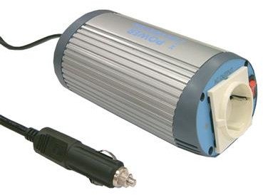 Inverter MEAN WELL A301-150-F3, 150W, 12V DC në 230V AC, gri