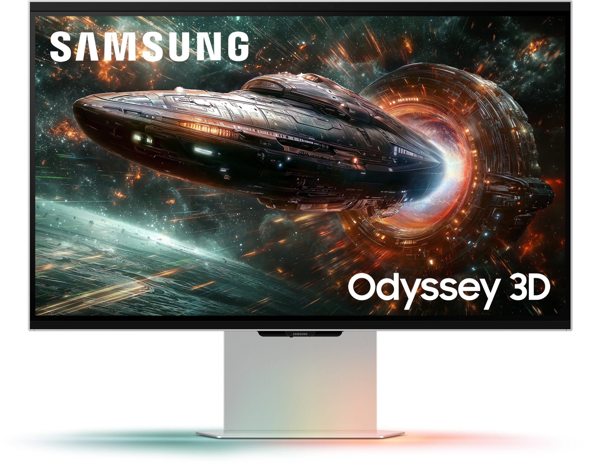 Monitor gaming Samsung Odyssey 3D G90XF, 27", 4K, 165Hz, i zi