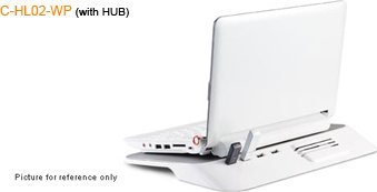 Bazë ftohëse për laptop Cooler Master Choiix Mini Air C-HL03-WP, 7"-12", 2x USB, e bardhë