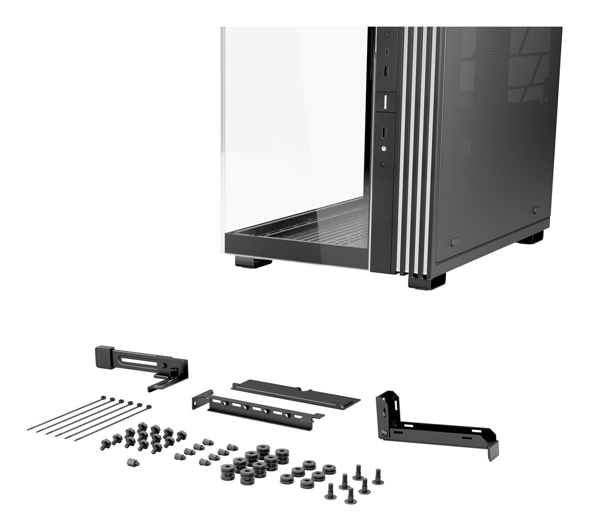 Kuti PC be quiet Light Base 600 LX, ATX MIDI Tower, ARGB, xham i temperuar, e zezë