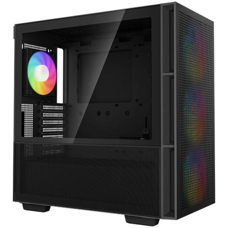Kuti kompjuteri Deepcool CH560 ARGB, Midi Tower, me fllad ARGB, e zezë