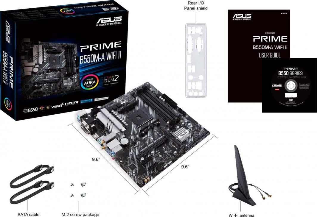Pllakë amë Asus PRIME B550M-A WIFI II