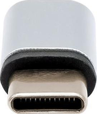 Adaptor ProXtend USBC-MICROBAS, USB C në USB Micro B, argjendtë