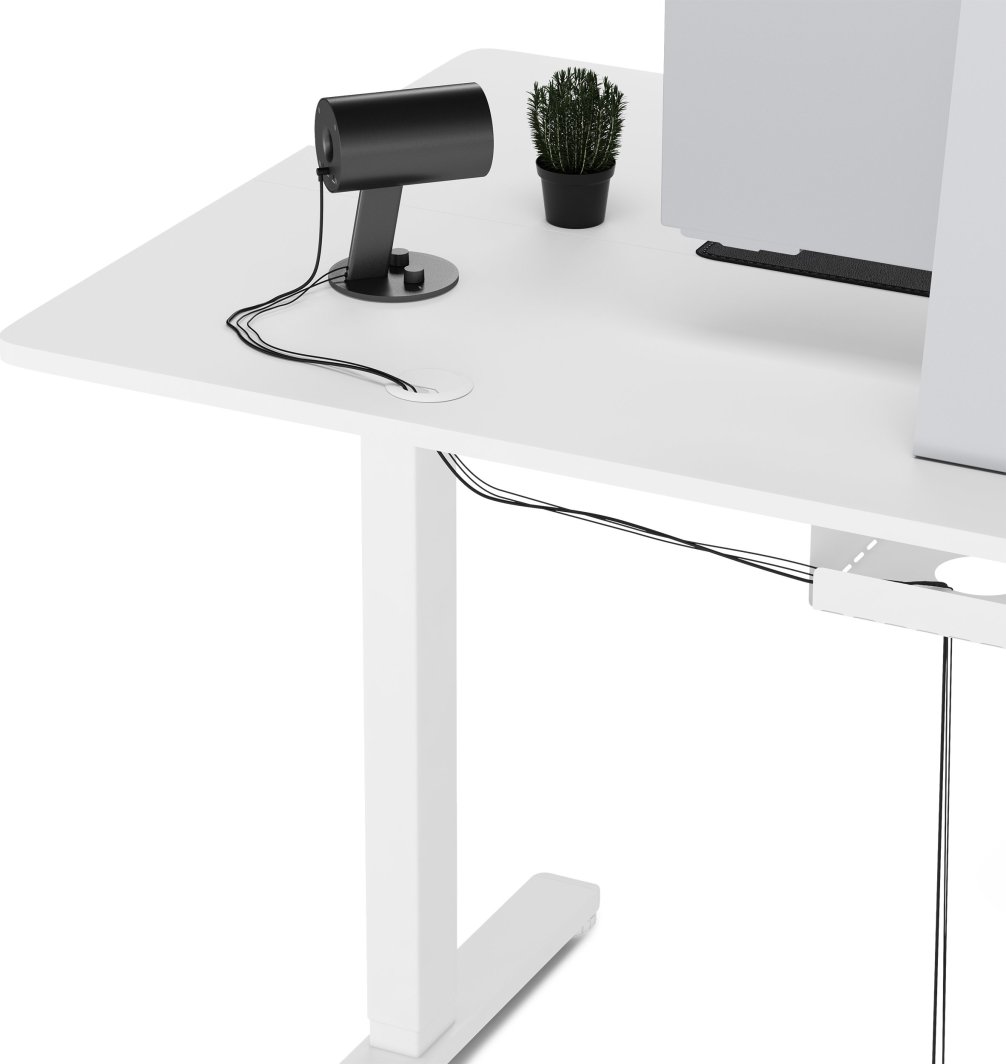 Tavolinë SENSE 7 Nojo, 140cm x 70cm, e bardhë