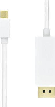 Kabllo USB C në DisplayPort ProXtend, 0.5m, e bardhë