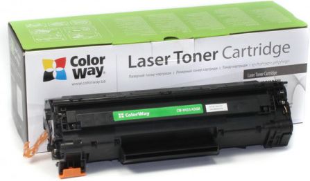 Toner printeri ColorWay 35A CW-H435/436M, zëvendësues, i zi