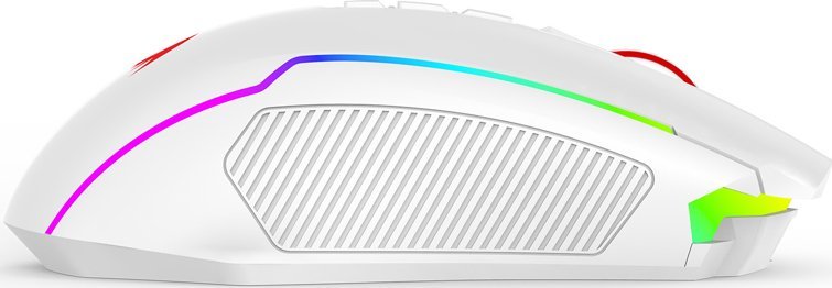 Гејминг глушец Redragon M914W RGB NIX, со и без кабел, бел