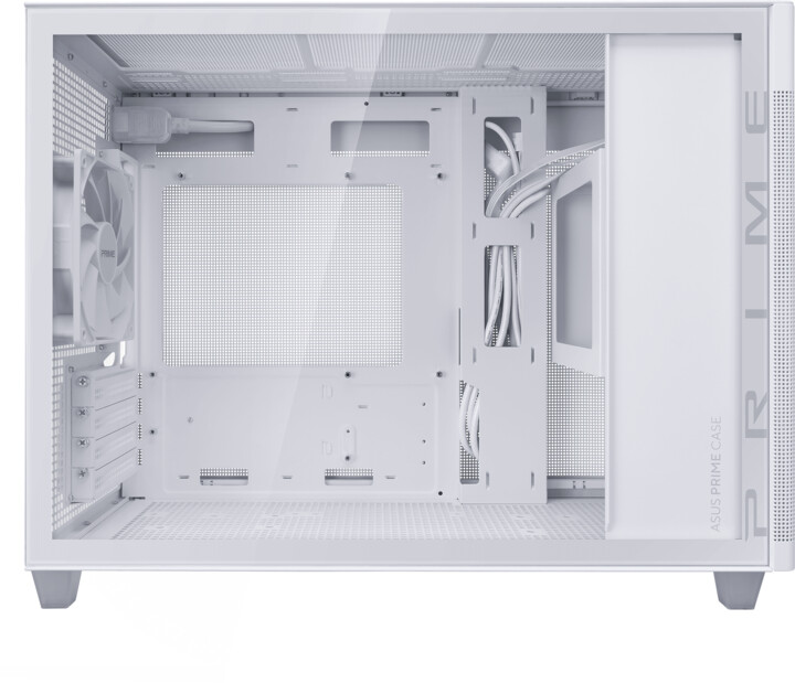 Kasë kompjuteri ASUS Prime AP201, TG, e bardhë