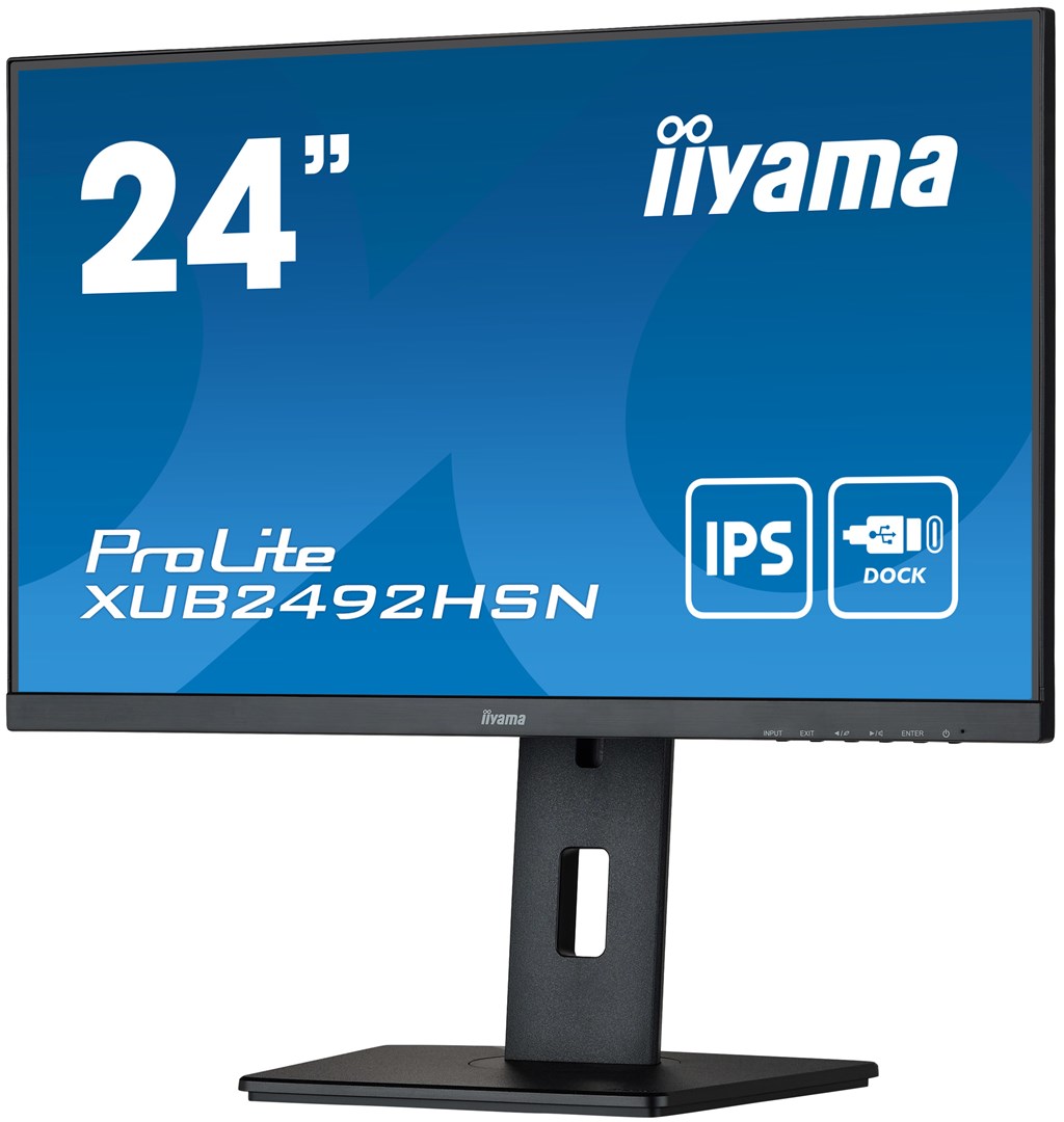 Monitor iiyama ProLite XUB2492HSN-B5, 24", 1920 x 1080, 75 Hz, i zi