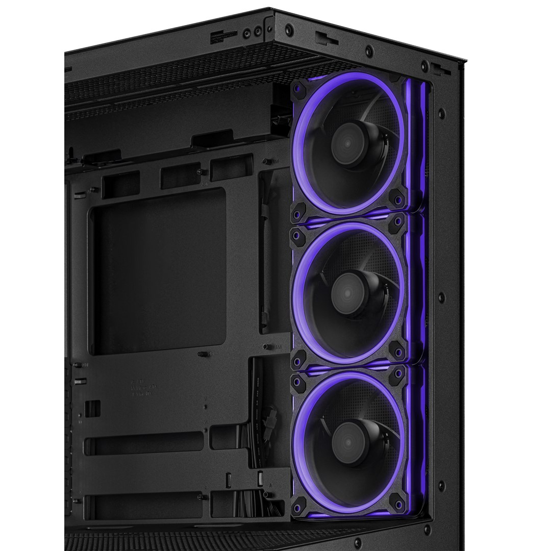 Kasa gaming ASUS A31 Plus TG ARGB, mid tower, xham i temperuar, e zezë