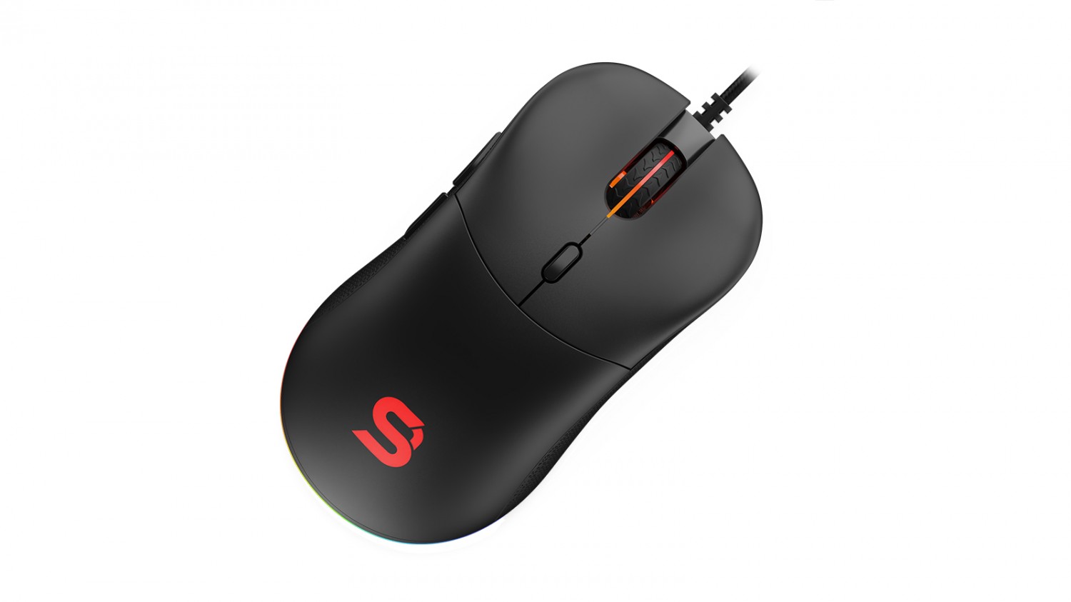 Maus SPC Gear GEM PMW3325 - USB, e zezë