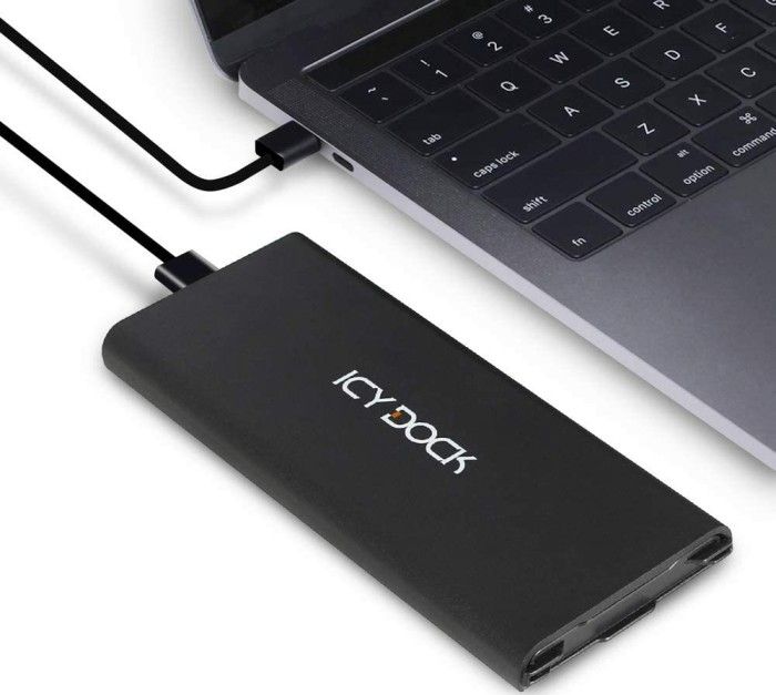 Kuti e jashtme SSD Icy Dock MB861U31-1M2B, M.2 PCIe NVMe, USB-C 3.2 Gen 2, alumini