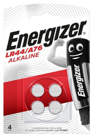 Bateri buton Energizer LR44 A76, 1.5V, 150mAh, paketim 4 copë
