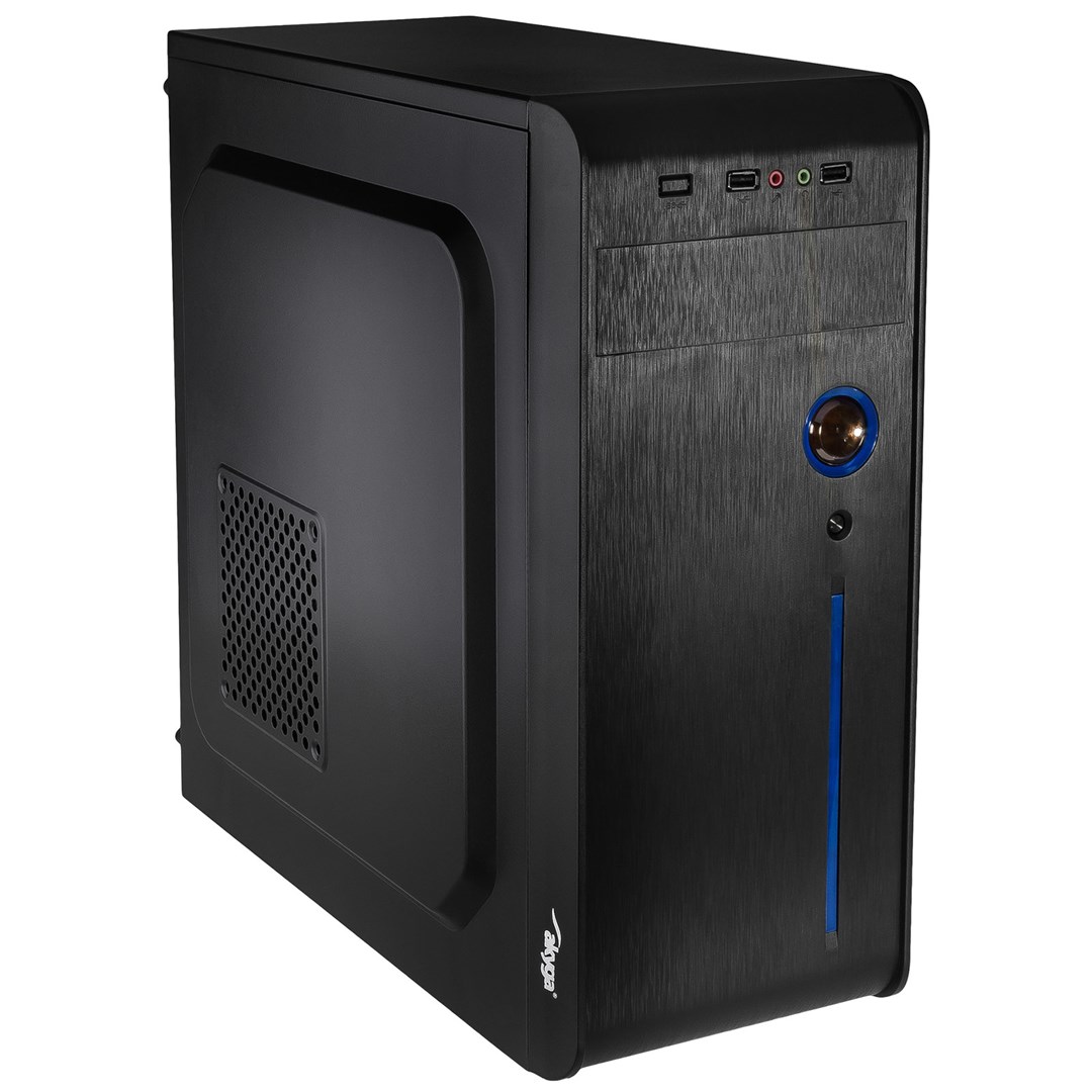 Kuti kompjuteri Akyga AK939BL, Midi Tower, ATX Micro ATX, e zezë